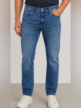 DU/ER Performance Stretch Jeans Men’s 30x30 Slim Straight Blue Lightweight Denim